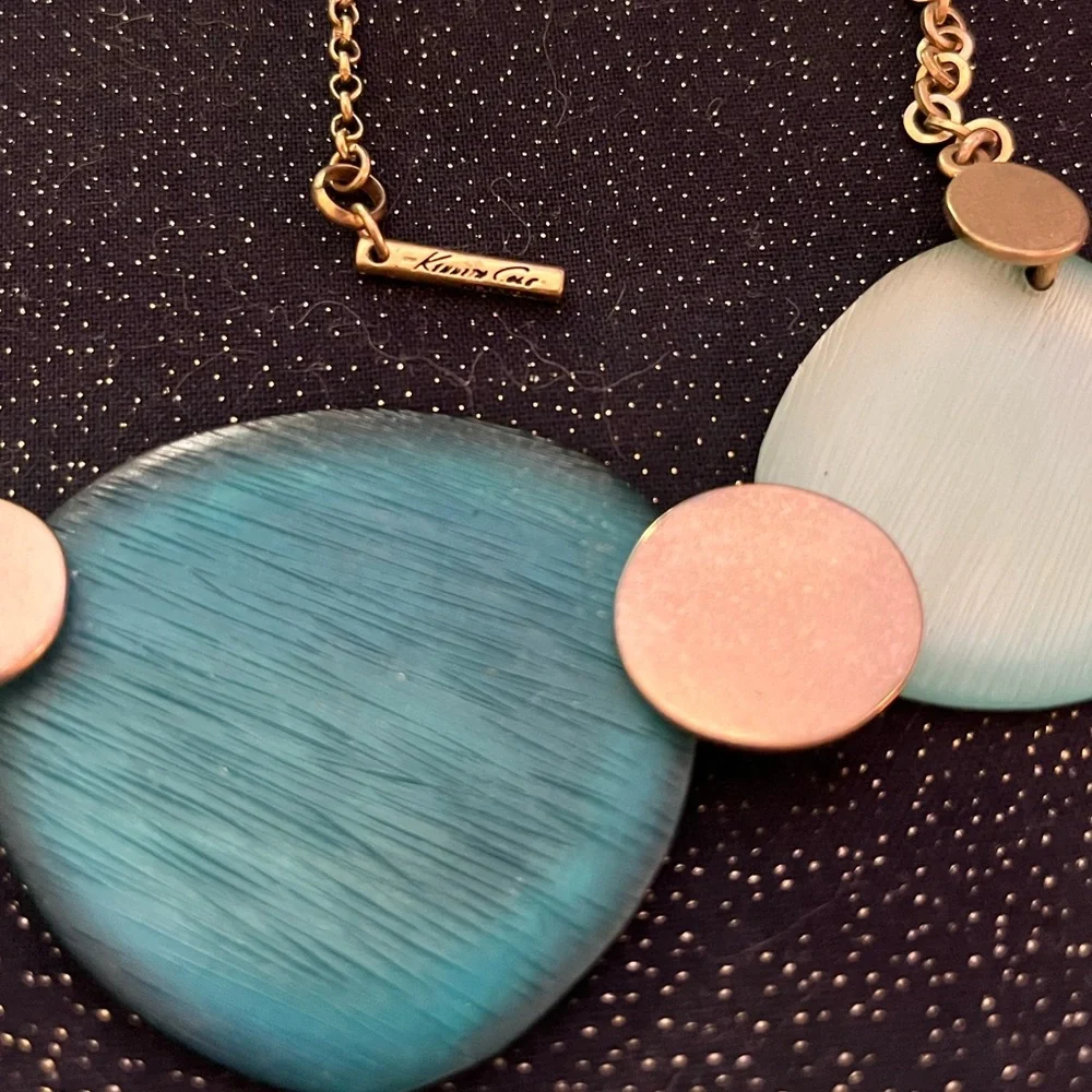 Teal and Blue Kenneth Cole Necklace
